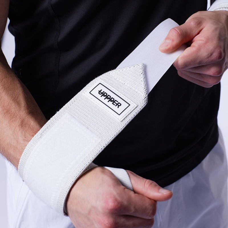UPPPER Store Wrist Wraps for Weightlifting – 19" Lifting Wrist Support with Thumb Loop for Bench Press, Powerlifting, and Gym Workouts for Men & Women | Premium Fitness Gear - Image 3
